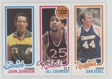 1980-81 Topps John Johnson Bill Cartwright Dan Issel #76-163-230 HOF 05v0