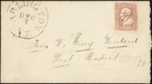 U.S., 1861. Cover 65, Arlington - West Rupert, VT