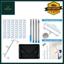 18 Inch Paint Roller Set Large Paint Roller with Adjustable Frame, Roller Set...