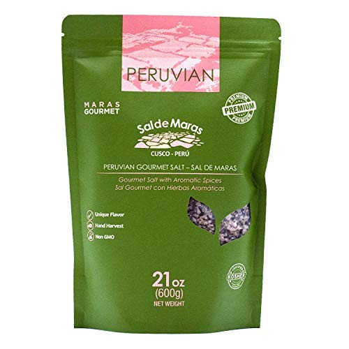 Maras Gourmet | Peruanisches Rosa Salz mit aromatischen Gewürzen | 21 Unzen (600g) - Bild 1 von 1