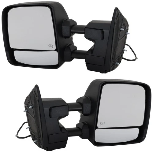 Towing Mirrors For 2016-2019 Nissan Titan XD LH and RH Power Heated Turn Signal
