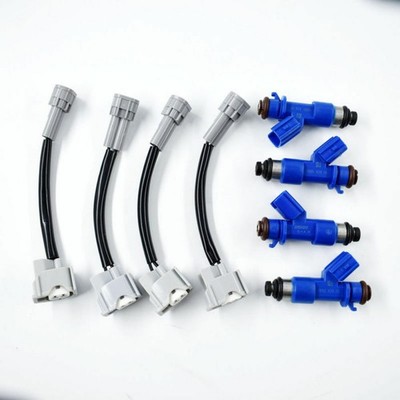 New SET OF 4 Fuel Injectors 16450-RWC-A01 For Rdx Rsx Tsx Integra Civic 410cc