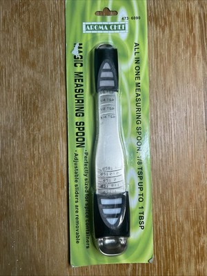 Aroma Chef magic measuring spoon all in one 1/8 tsp to 1 TBLS  NEW