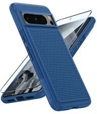 Google Pixel 8-Pro Shockproof Case: Dual Layer, Anti-Slip, Military Grade Pro...