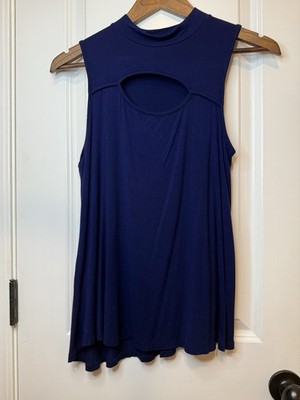 Twenty Second Women s Sleeveless Top Size Small Blue