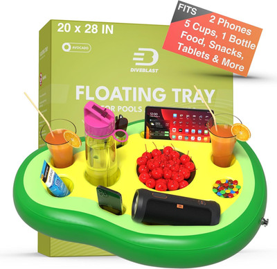 DIVEBLAST: Premium Floating Drink Holder for Pool, Hot Tub Accessories for Adult