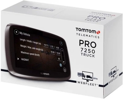 TomTom Pro 7250 Truck LKW Navi, Lifetime Maps plus Traffic & Radar (über LINK) - Bild 1 von 4