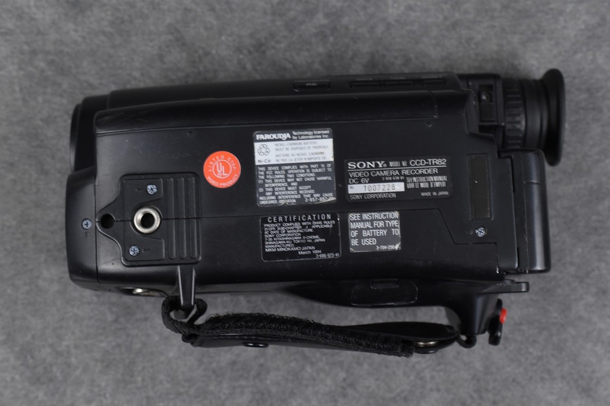 Sony Handycam CCD-TR82 Video8 Camcorder 12x SteadyShot Untested | eBay