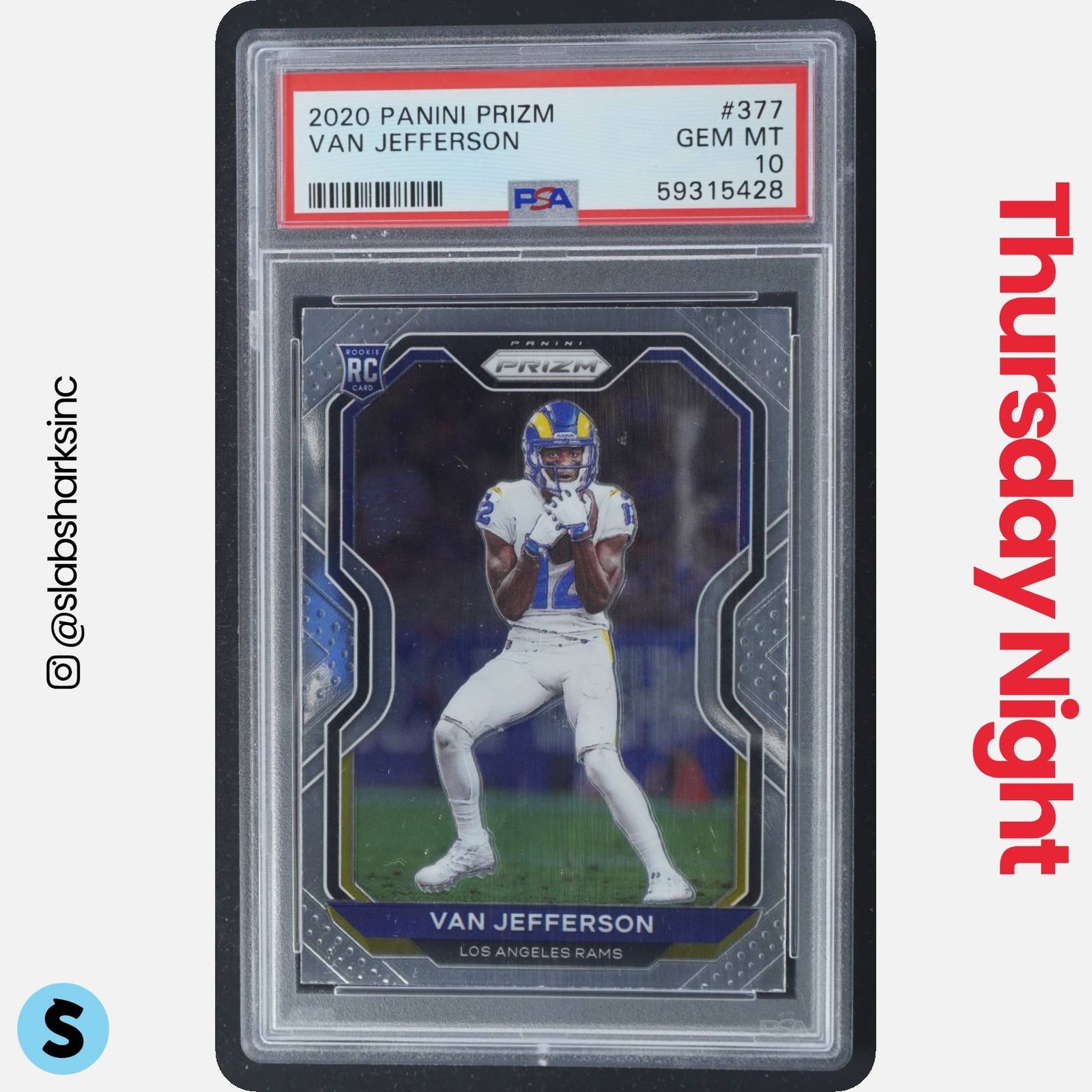 Van Jefferson Panini Prizm #377 Base