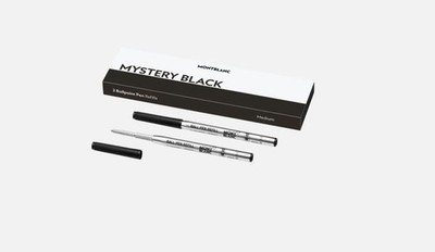 Montblanc Refill Ballpoint Medium Mystery Black Pen Refill