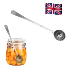 1pc Stainless Steel Jam Slotted Spoon with Drain Hole Pickle Spoons Meatball