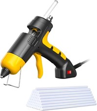 30W HOT MINI Glue Gun with 50PCS 5mm x 100mm Glue Sticks | Corded Electric 0.26 per stick