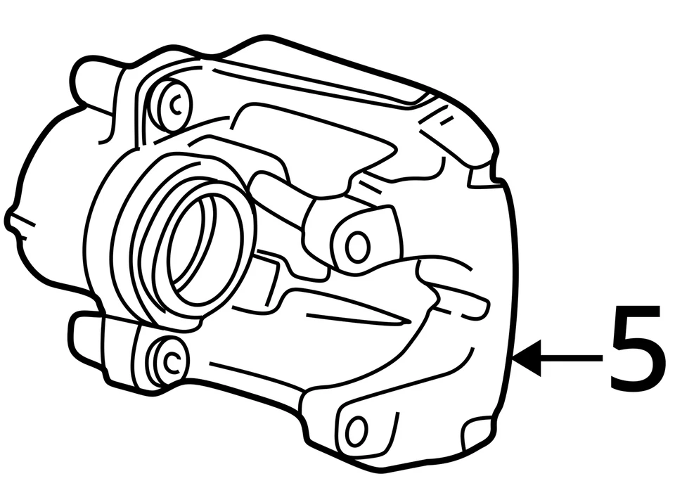 Pinza freno delantero izquierdo bmw 750li xbaou Foto 3 de 3