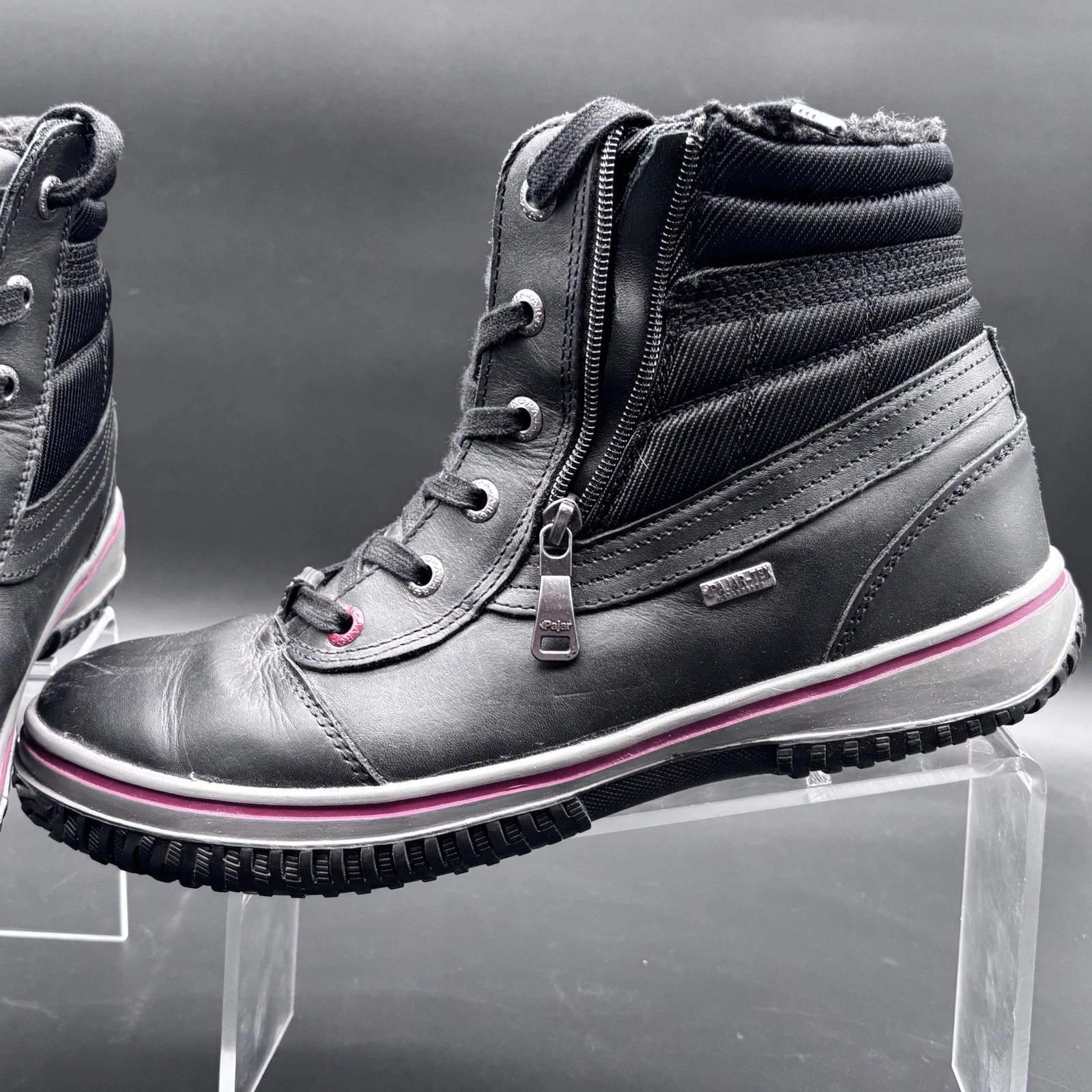 Pajar Truck-boot black Leat Men's Waterproof size 11-11.5