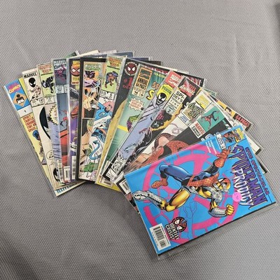 Various Spider-Man Marvel Comics Lot Of 14 1984-1997 Most Are Higher Grade READ 