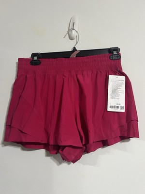Lululemon Shake It Out HR Running Short 2.5  - Passionate - L - NWT!