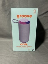 onn. AALAV100081916 Medium Rugged Speaker with LED Lighting, Lilac