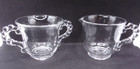 Imperial Glass Cream and Sugar, Candlewick Clear Set — photo 1