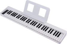 Pianoforte Elettronico Pieghevole a 61 Tasti Organo Elettronico Multifunzionale 
