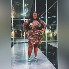 Fashion-nova Women's multi Dress