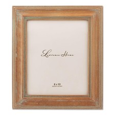 Lawrence Frames 8x10 Weathered Wood Verdigris Wash Picture Frame, Brown 733180