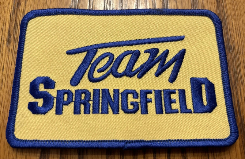 Vintage team Springfield advertising patch