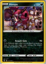 Hoopa 111/189 Holo SWSH03: Darkness Ablaze - Pokemon Card - NM