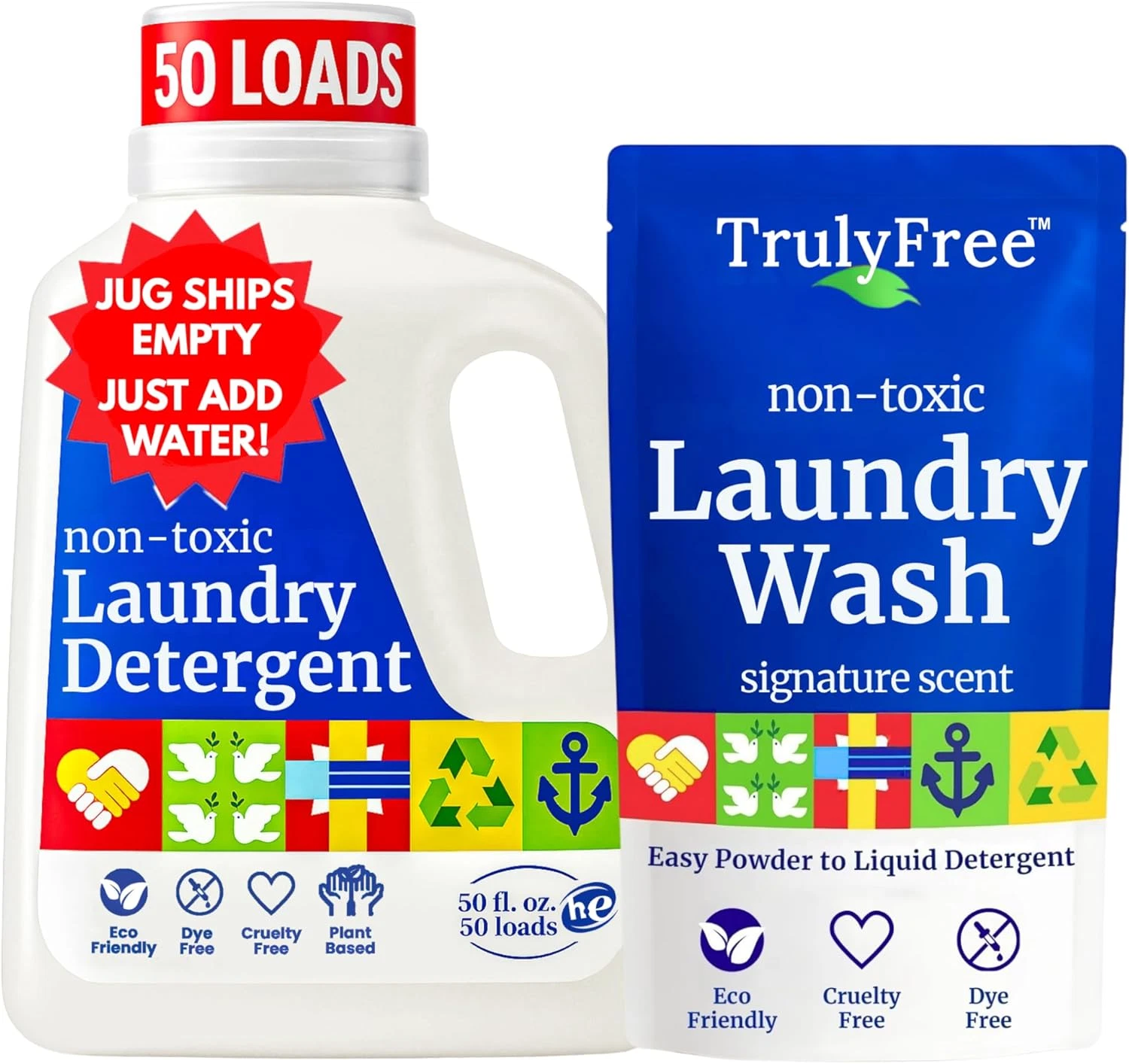 Natural Laundry Detergent for Sensitive Skin | Eco Friendly, Plant Based, Baby C