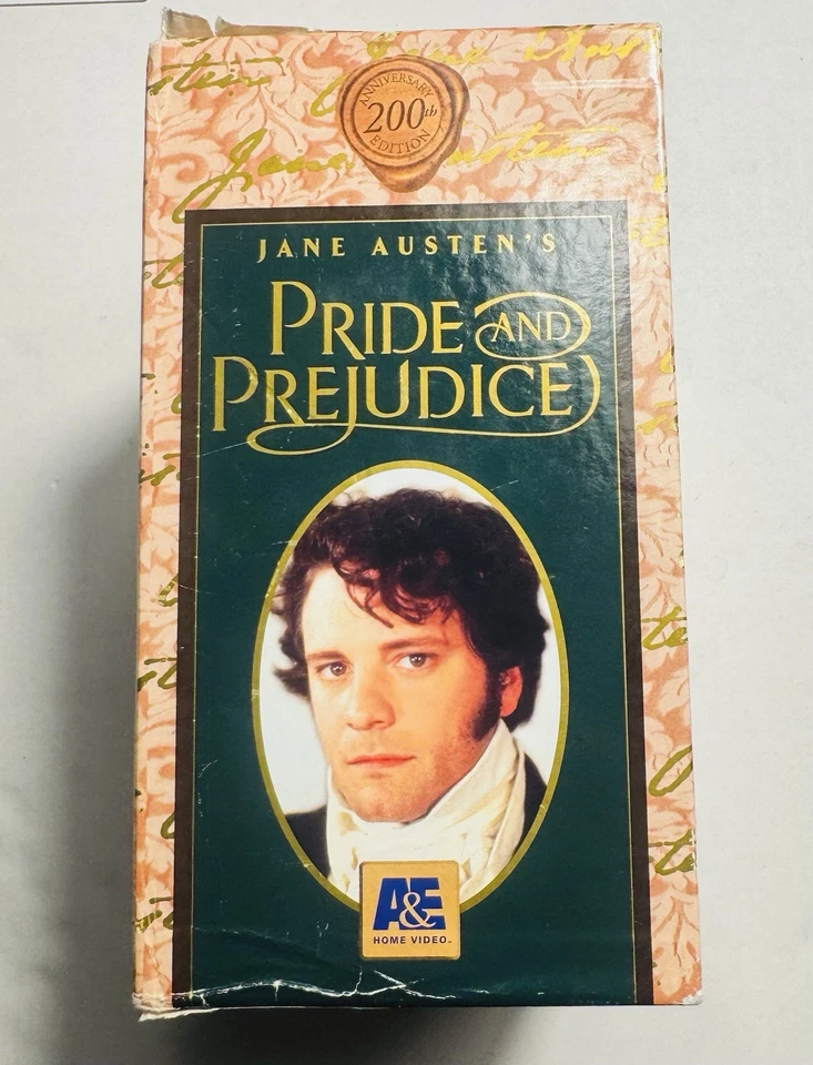 Pride and Prejudice Mini-Series VHS 1996 6 Tape Box Set A&E Home Video - Image 3 of 4