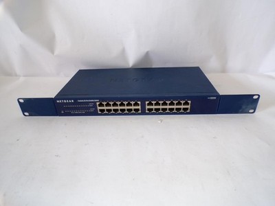 NETGEAR ProSafe JGS524 v1 24-Port Gigabit Ethernet Rackmount Switch (B4462)