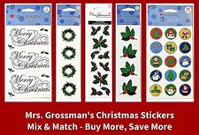 Mrs. Grossman's Christmas Stickers - Sealed Packs - You Pick