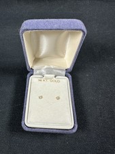 14K Gold Infant Post Earrings