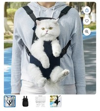 Adjustable Pet Carrier Backpack, Easy-Fit for Traveling Hiking for Small Dog Cat