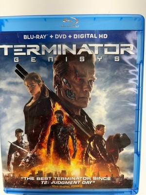 Terminator Genisys Blu-ray DVD 2015 Arnold Schwarzenegger Emilia Clarke PG-13