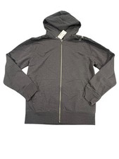 The Children's Place Full Zip Hoodie Boys Large 10-12 Sweatshirt Dark Gray NWT