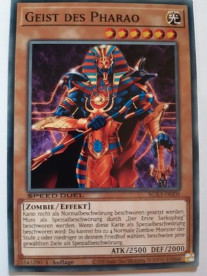 Yu-Gi-Oh! Geist des Pharao SGX3-DEI05 Common 1.Auflage