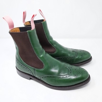 Tricker's L7271 Chelsea Boot Green Aniline/Grün Dainite EU 40 UK 6,5 USL 8 Fit 4
