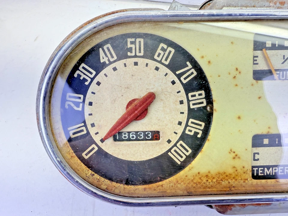 OEM 1948 1949 1950 1951 Ford Truck F1 Приборная панель Датчики Спидометр B12-4 - Изображение 4 из 4