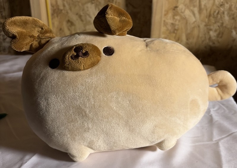 GUND Pusheen Pugsheen 2018 Pug Dog Cute Cuddly Soft Toy Plush 10” posable ears