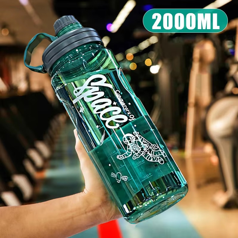 2L 3L Large Capacity Sport Water Bottle with Filter Eco-Friendly Plastic Water C