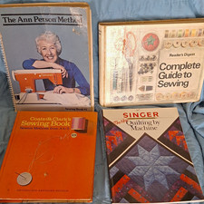 Sewing  Machine Quilting Book Lot