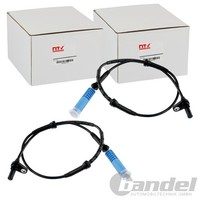 2X NTY ABS-SENSOR Raddrehzal Vorne Beidseitig Passend FüR BMW 7 | HCA-BM-017