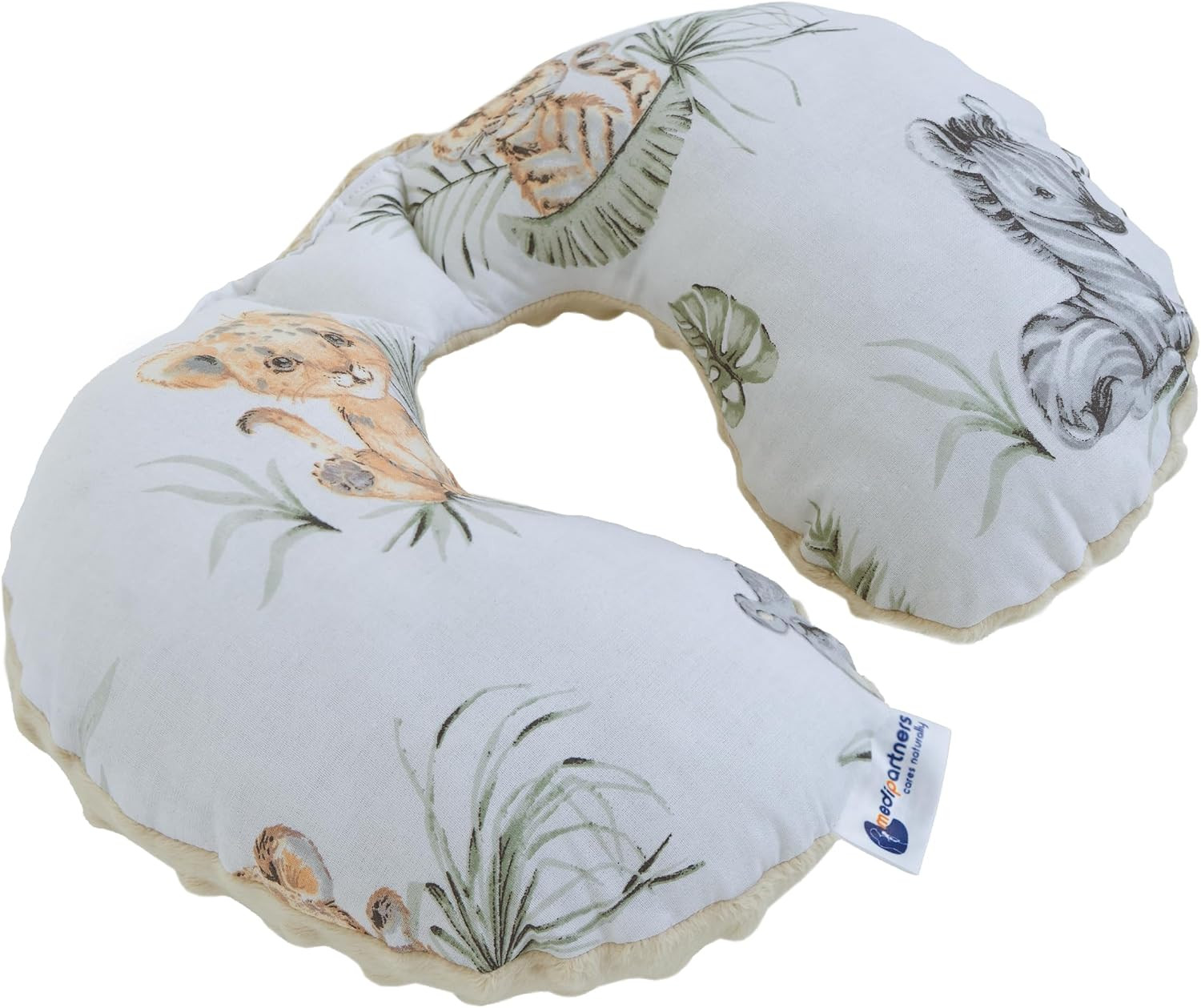 Cuscini Da Viaggio Bambini Cuscino per Collo Seggiolino Auto - 100% Cotone Minky