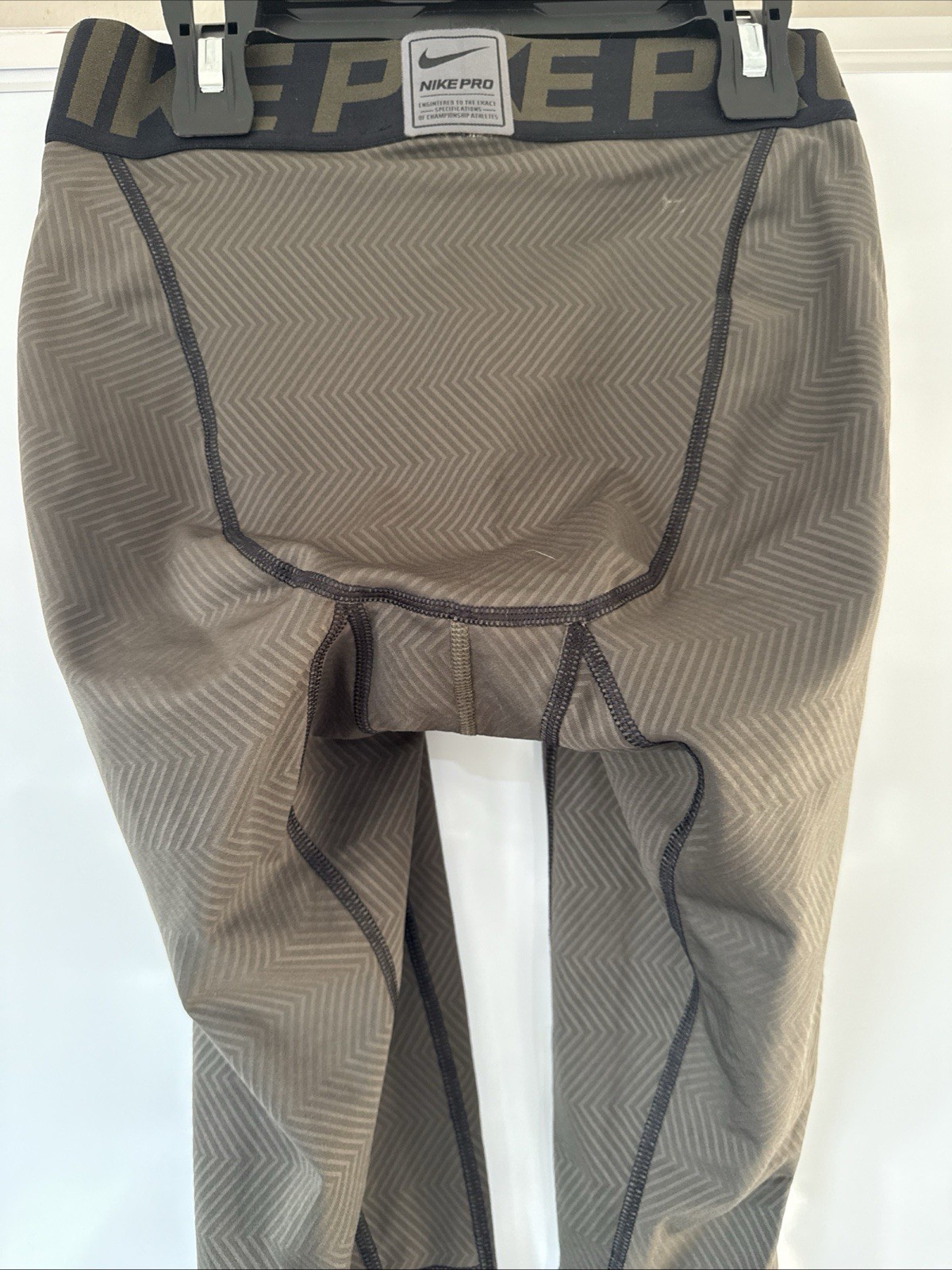 Nike Pro Hypercool Mens Compression Leggings Gree… - image 10