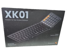 ProtoArc XK01 Black Portable Business Foldable Bluetooth Keyboard With Numpad