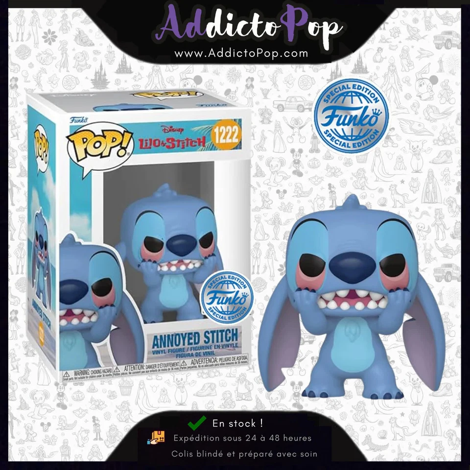 Funko Pop! Disney Lilo & Stitch [1222] - Annoyed Stitch (Special Edition) - Photo 1/1