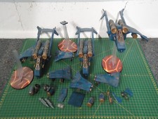warhammer 40K Imperial Guard Valkyrie Gunships x3 (painted as Tzeentch) traitors