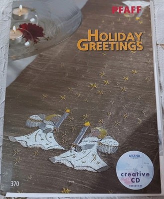 PFAFF 2140/44/70/2124 #370 HOLIDAY GREETINGS Creative Cd Used Excellent Complete