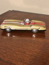 VINTAGE JAPANESE 1960s TIN FRICTION RACE CAR