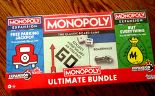 Hasbro Monopoly Ultimate Bundle Family Board Game w/Two Expansion Packs Sealed
